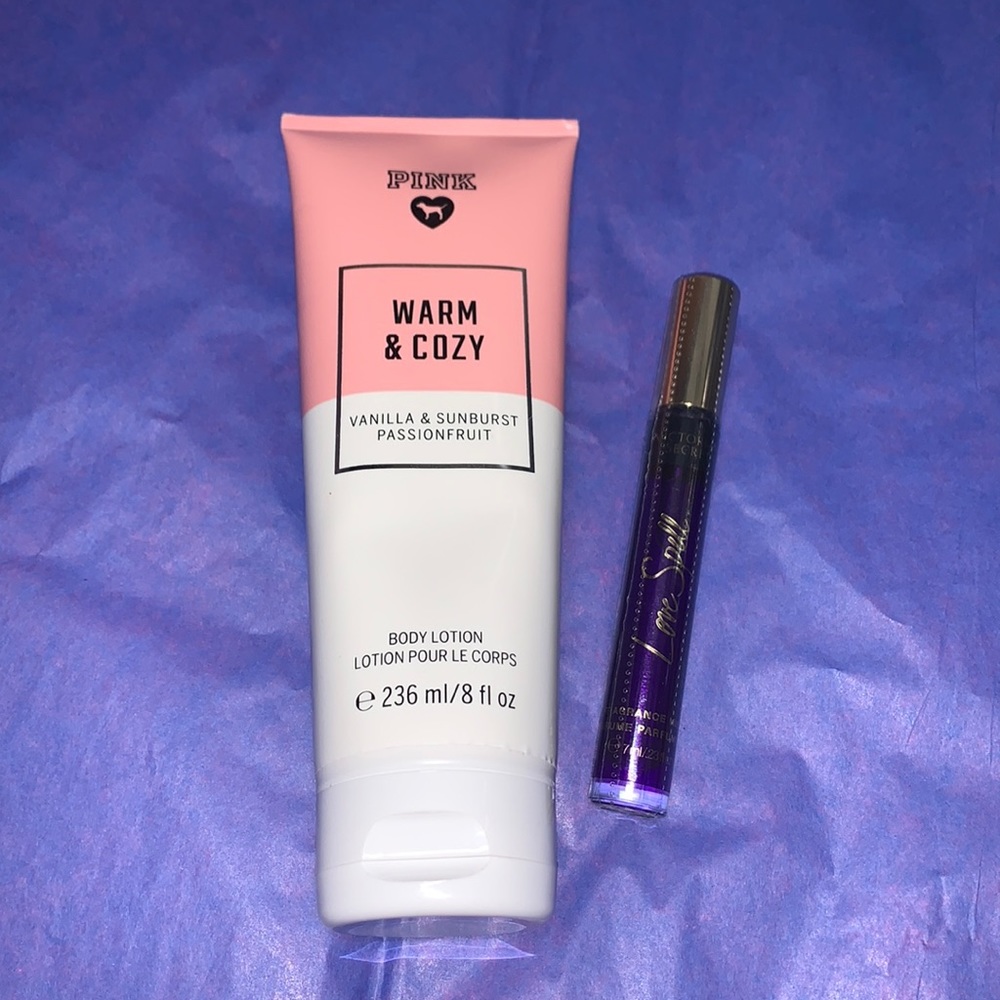 Pink Lotion and Fragrance Mist